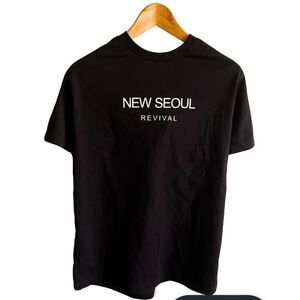 New Seoul SS22 Tee Blk‎ M NWT Mens